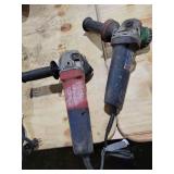 Milwaukee 4½' Grinder, Bosch Grinder