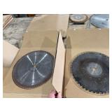 14” radial arm blade, 14” metal cut blade