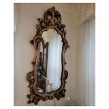 Pair of Framed Gilt Mirrors 51 x 24