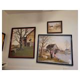 3 Framed Pieces
