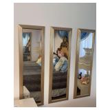 3 -16” x 50” wall mirrors