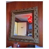 Vintage gold frame mirror