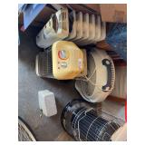 Kerosene heater, electric heaters, fan