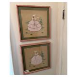 Pr of fashion prints