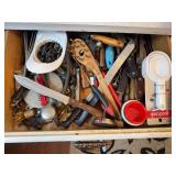 Drawer is kitchen utensils