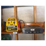 Battery charger, jump starter