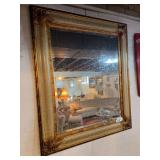 Framed mirror 33' x 38'