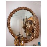 Unique pheasant mirror 42' dia