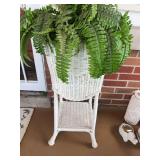 Wicker plant stand 29' t