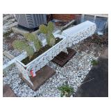 2- 33” wrought iron planter boxes