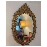 Gold frame mirror 32' x 51'