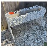30”wrought iron type planter box