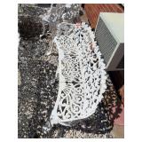 57”L wrought iron loveseat