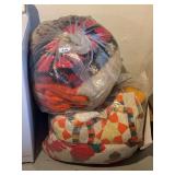 Vintage quilts, afghans