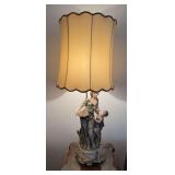 Pair of figural lamps 44' t