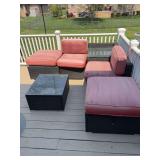 Corner patio set