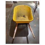 Wheel barrow w/ poly tub