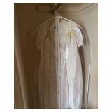 Christening gown with bonnet size 3 months