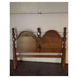 Oak Full Size Headboard