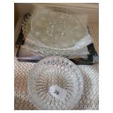 Clear Glass Patters, Bowl