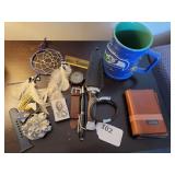 Orla Kiely Wallet, Watch, Leather Bracelet, Lighter, Seahawks Megamug, misc