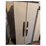 Plastic utility cabinet( excludes contents)
