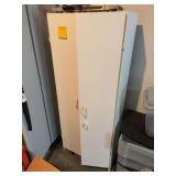 White utility cabinet( excludes contents)