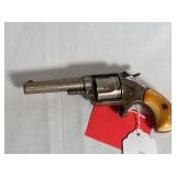 5445 Antique Hood 41 rimfire revolver