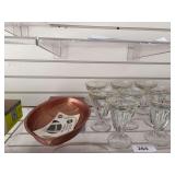 Football cake mold, sundae glasses
