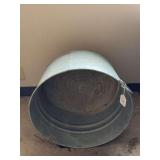 Galvanized wash tub