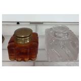 Amber & clear ink wells