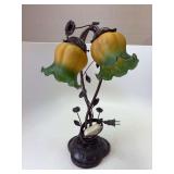 Vintage Art Deco Pond Lily desk lamp