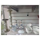 Candle sticks, Noritake China cups