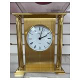 9 1/2” Longines Brass Clock w/ box & bag