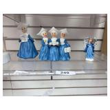 Singing Nuns, angel figure, music box dancer, Bereavement Angel