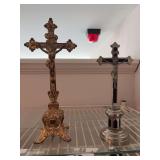 2 standing crucifix