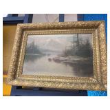 Old oil painting on canvas 28x20