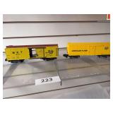 2 American Flyer Box Cars