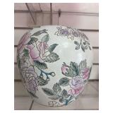 Asian inspired 7.5” vase