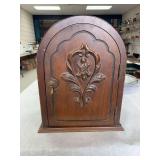 Vintage wooden clock shell ( no clock )