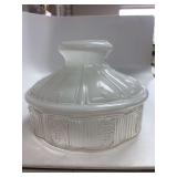 10” glass oil lamp shade