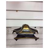 Brass desk inkwell ( makers mark on bottom)