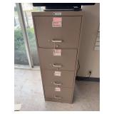 Century 4 drawer Legal size  metal file cabinet