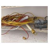 Sander, drop lights, cords