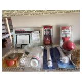 Plumbing parts, polishing tools, access hatch, battery switch