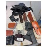 Lot of holsters