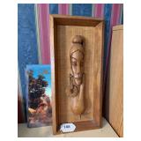 Wood wall hanging
