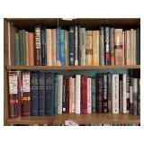 Middle 2 shelves of books