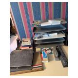 Office supplies, Bible , hole punch  , misc