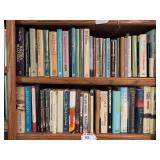 3rd and 4th shelves of books